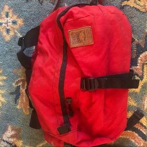 Dogs Harness Backpack medium // Sunset backpacking